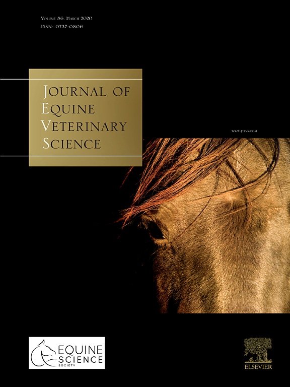 Image from the Journal of Equine Veterinary Science website