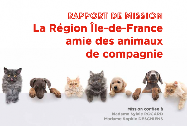 Cover of La Région Ile de France amie des animaux de compagnie investigation report 