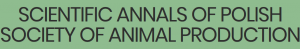 Logo des Scientific Annals of the Polish Society of Animal Production