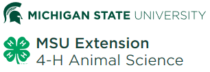 Logo du 4-H Animal Science-MSU Extension