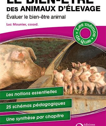 Book cover,  Le bien-être des animaux d&#039;élevage-Evaluer le bien-être animal
