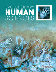 Couverture d'Evolutionary Human Sciences