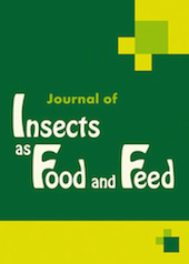 Cover of the Journal of Insects as Food and Feed