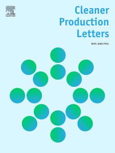 Cleaner Production Letter cover