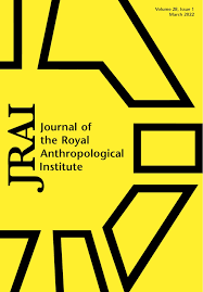 Couverture du Journal of the Royal Anthropological Institute