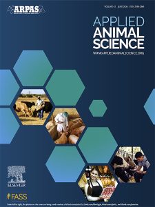 Couverture d'Applied Animal Science